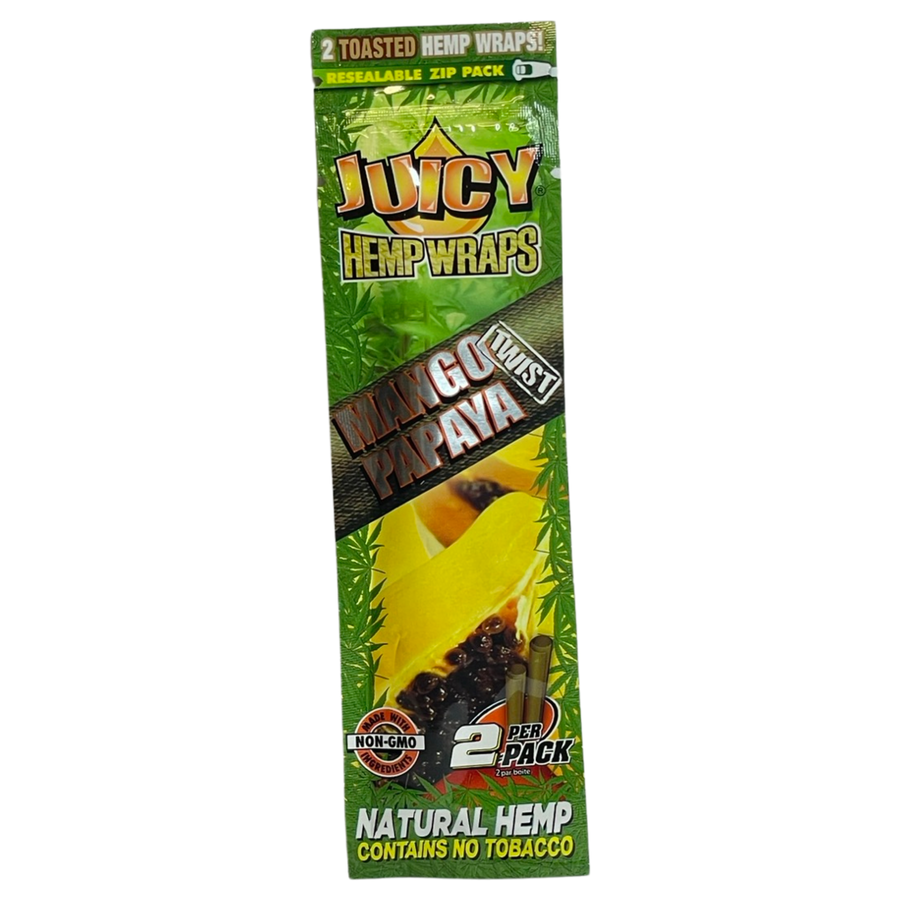 Juicy Hemp Wraps Mango Papaya Manic