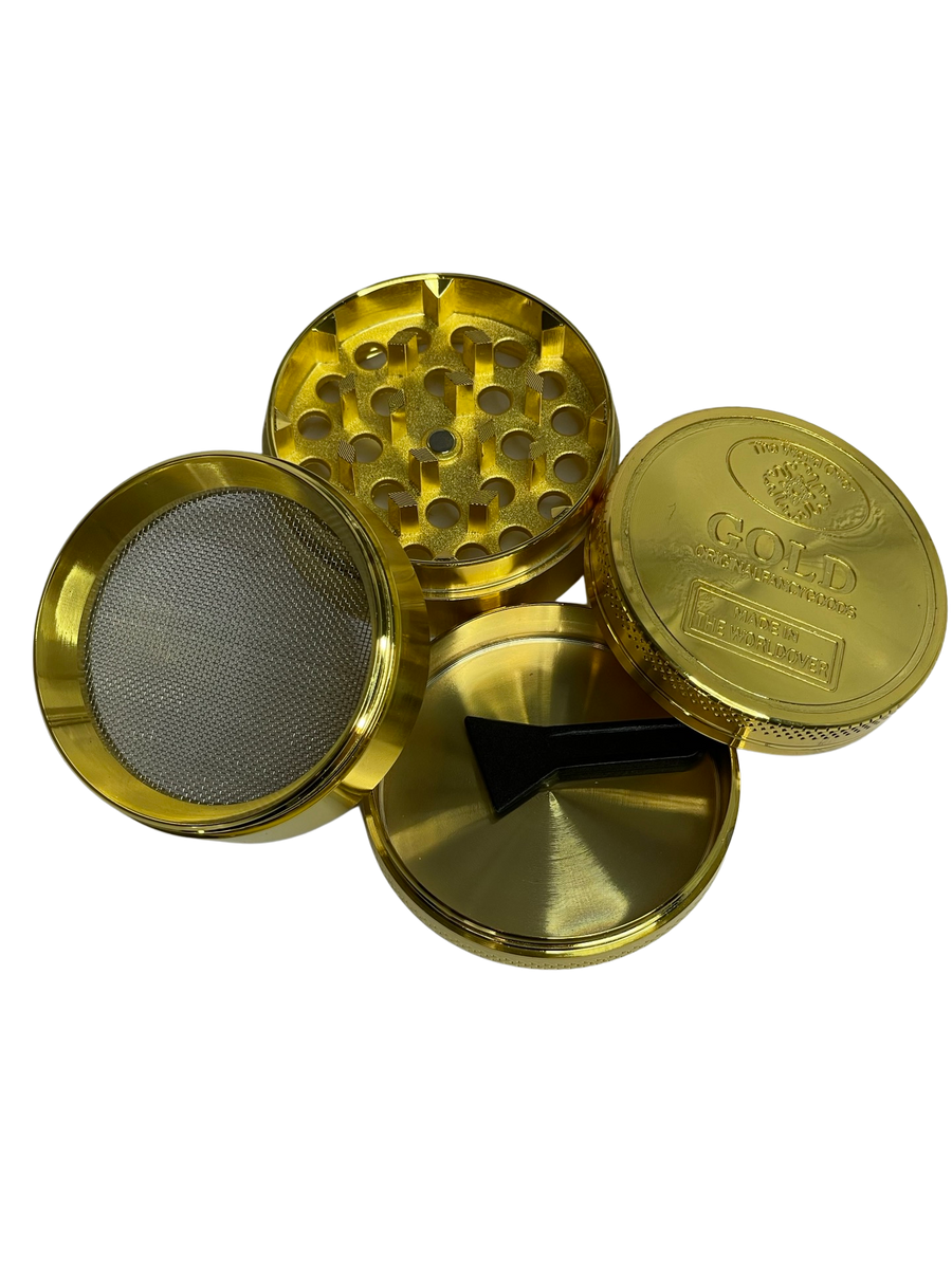 gold bar 50mm 4 piece grinder